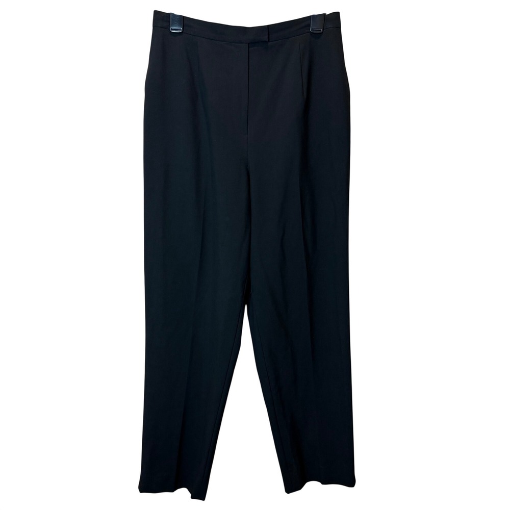 Vintage Talbots Black Stretch Dress Pants Trousers Womens Size 10 Made in Japan